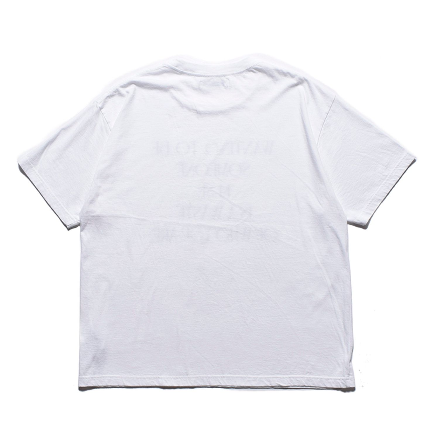 WANTING TO BE SOMEONE T-SH （WHITE） / プリントTシャツ （ホワイト） 2505-4001