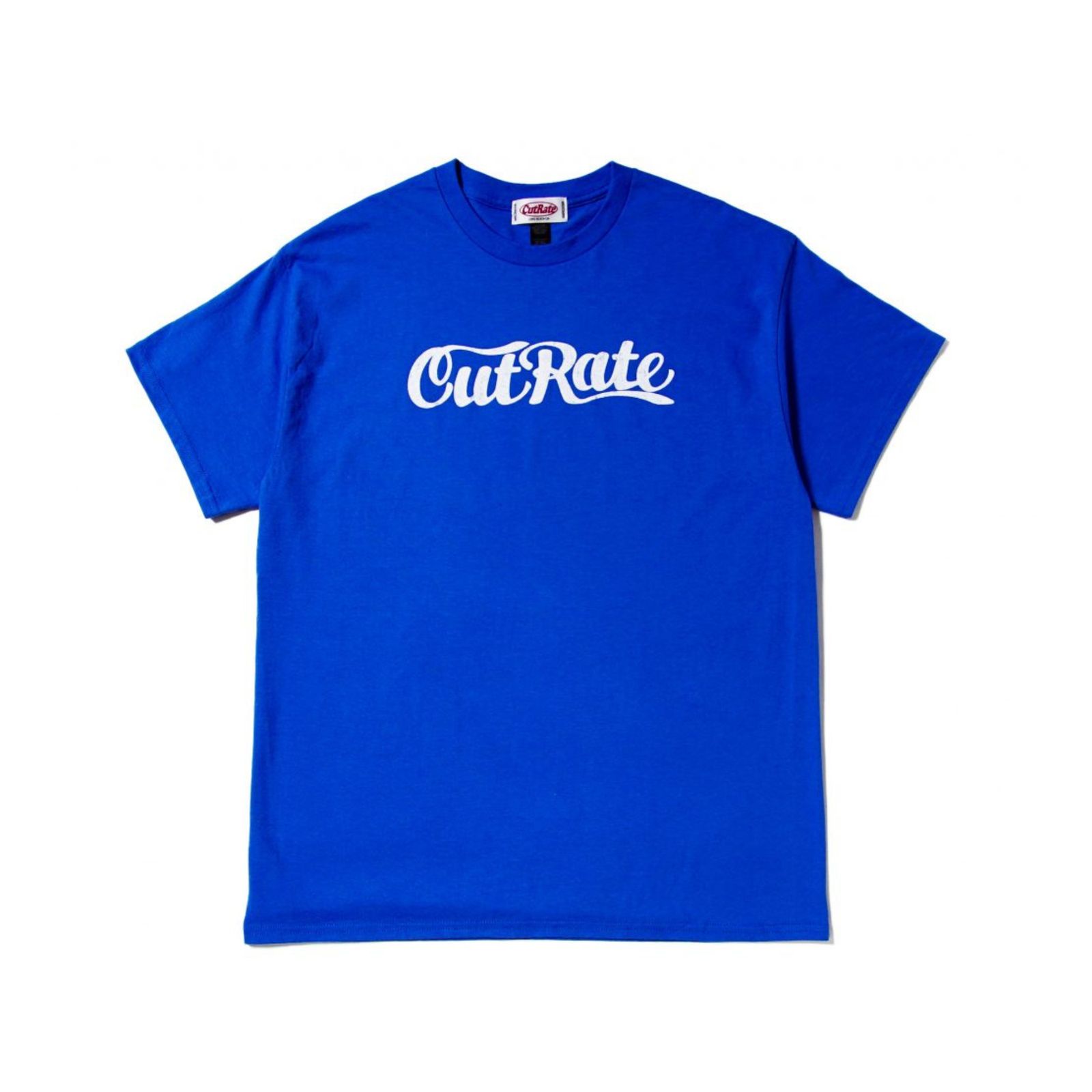 CUTRATE LOGO TEE (ROYAL)｜キャット 猫 Tシャツ｜CR-25SS004