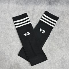 Y-3 STRIPES HIGH SOCKS （BLACK） / ロングソックス （ブラック） KD0204