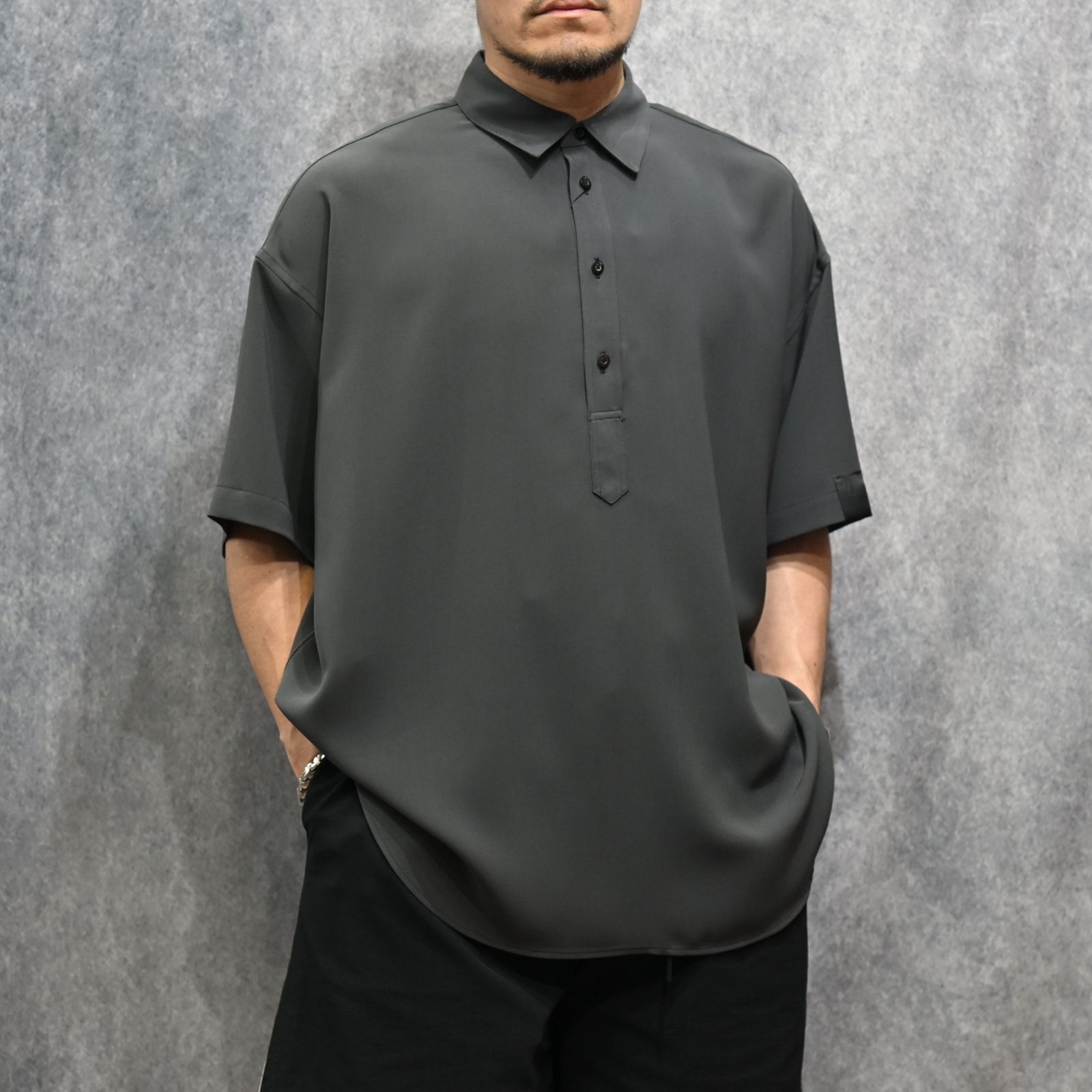 HALF SLEEVE SHIRT （CHARCOAL / チャコール）｜ハーフスリーブ シャツ｜2261-SH54-011