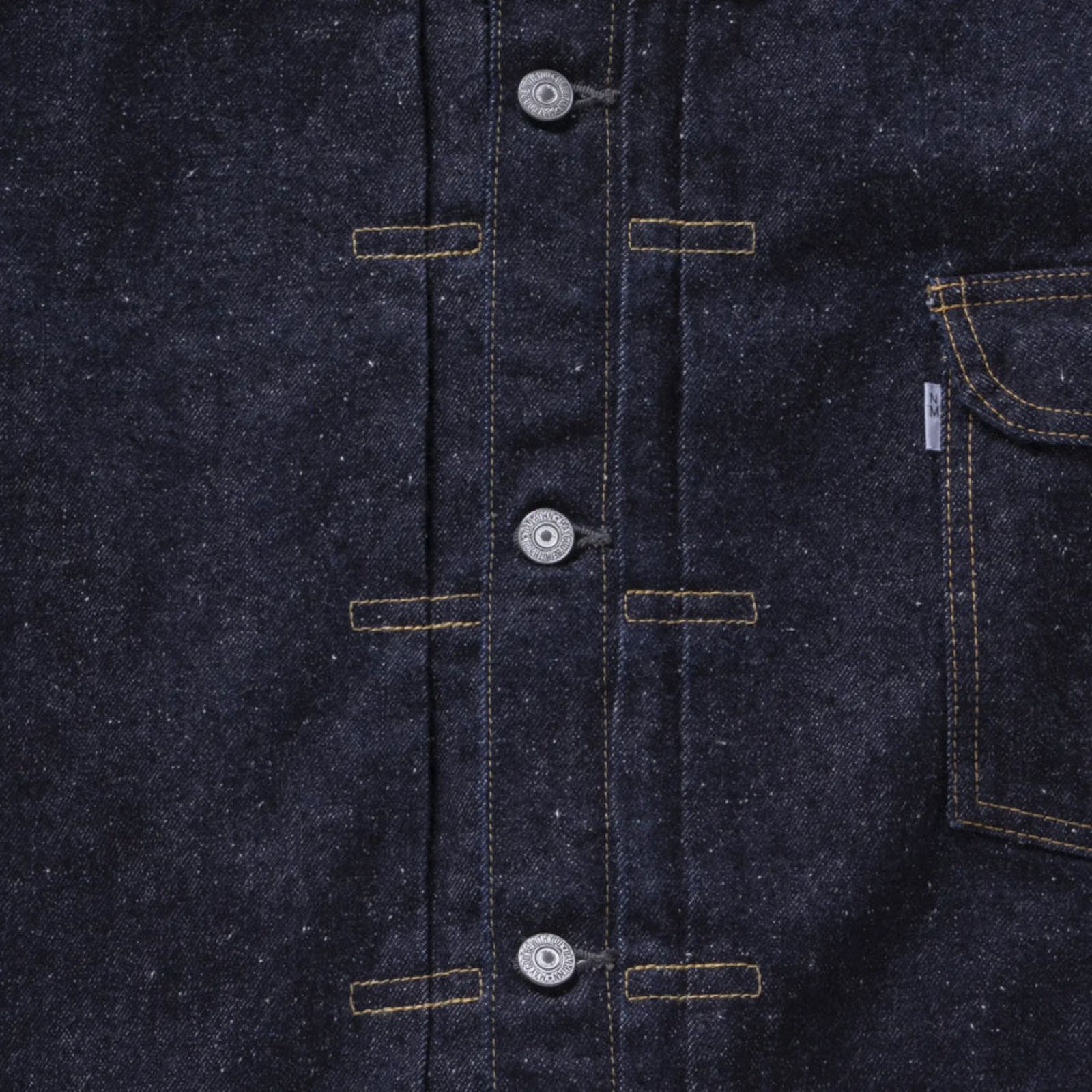 #023 LV T-BACK DENIM JACKET BLEACH ONE-WASHED （INDIGO） / デニムジャケット Gジャン ワンウォッシュ （インディゴ）