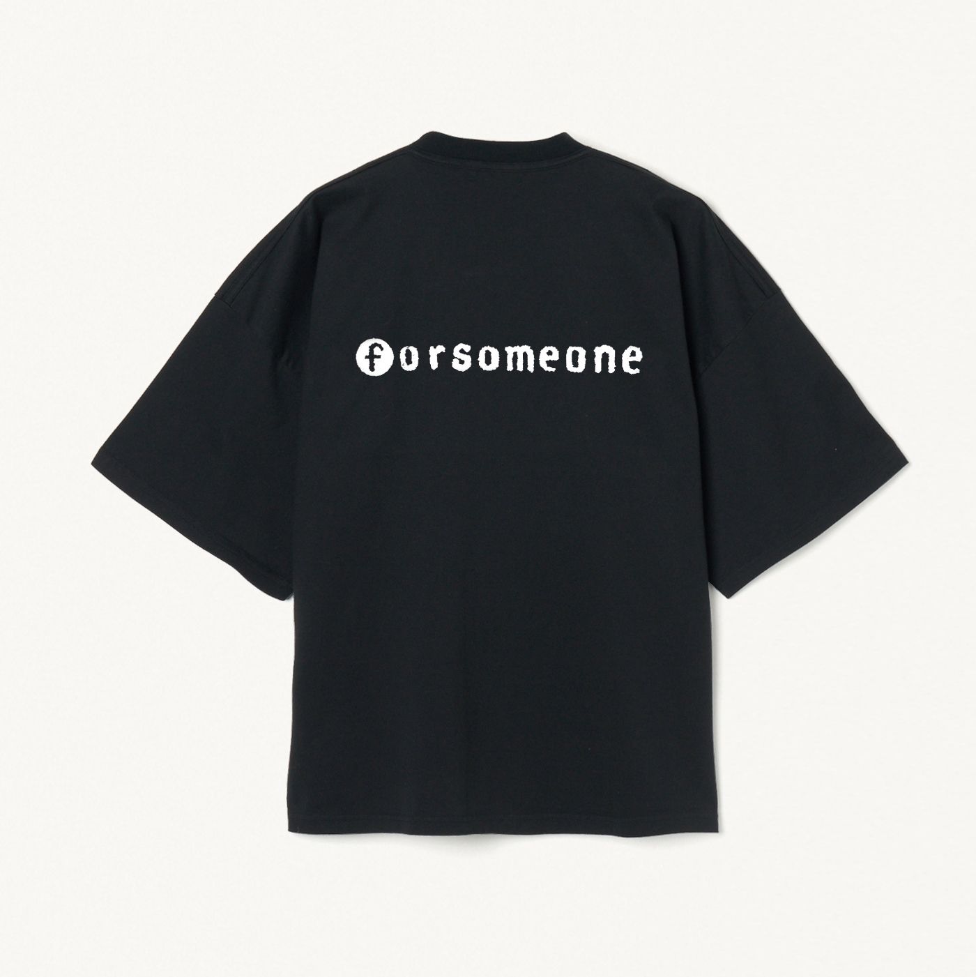 FLOWER BIG T (BLACK) / ビッグTシャツ ブラック