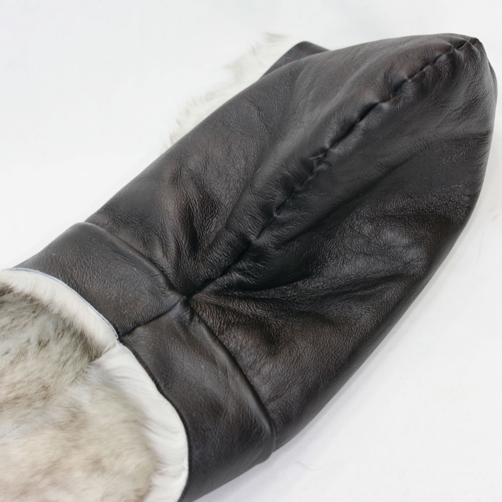 SHEEP SHEARLING ZIP HOOD"