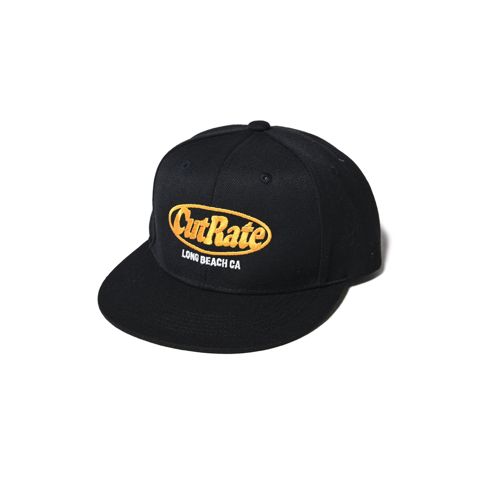 CUTRATE - CUTRATE LOGO EMBROIDERY CAP (BLACK/RED) | chord online store