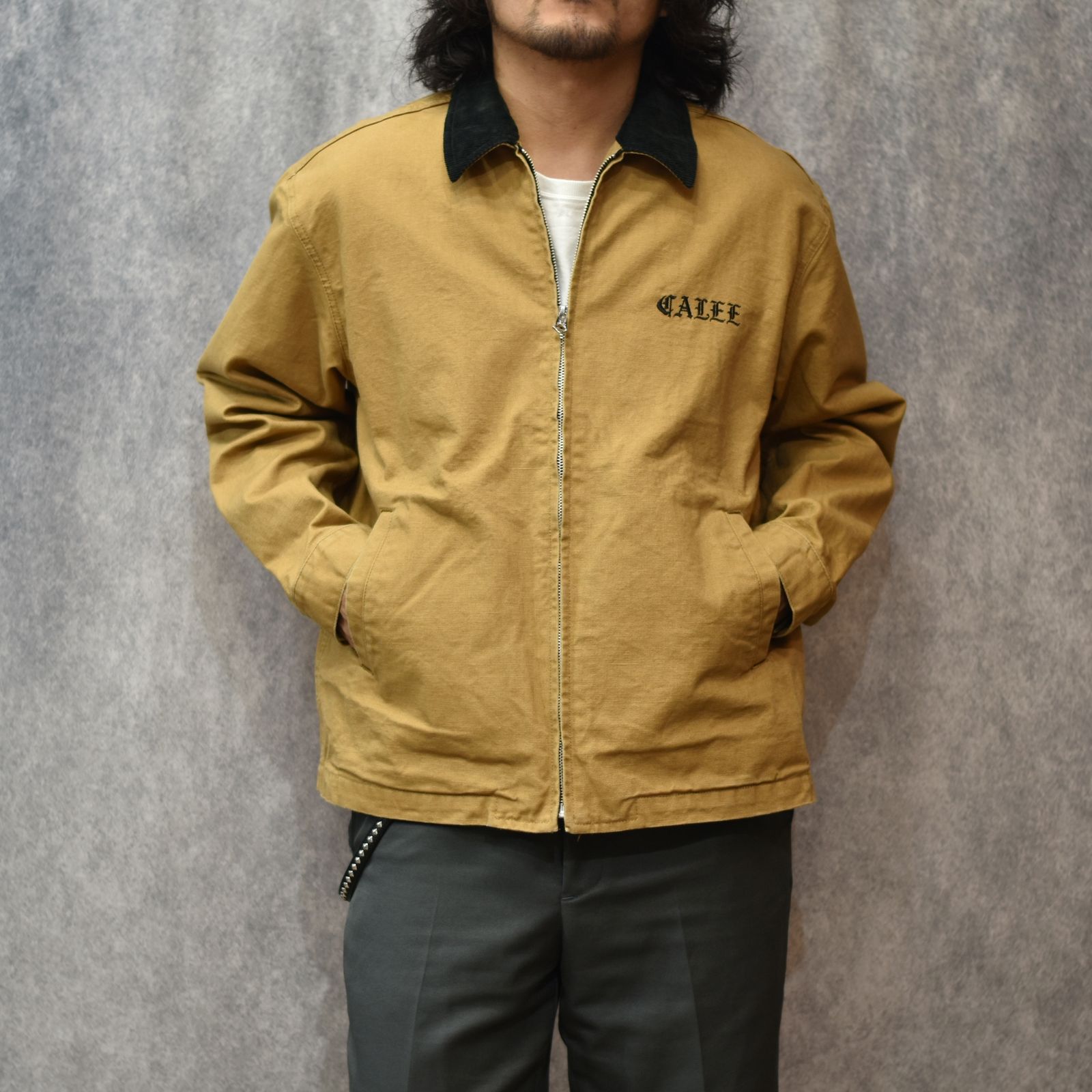 VINTAGE REPRODUCT CORDUROY COLLAR DUCK JACKET (CAMEL)｜襟コーデュロイ ダックジャケット｜CL-25AW016