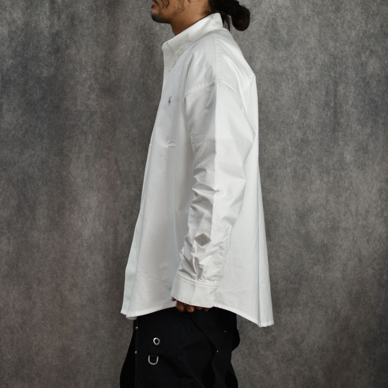 COTTON OXFORD SHIRT (WHT) / オックスフォード BDシャツ