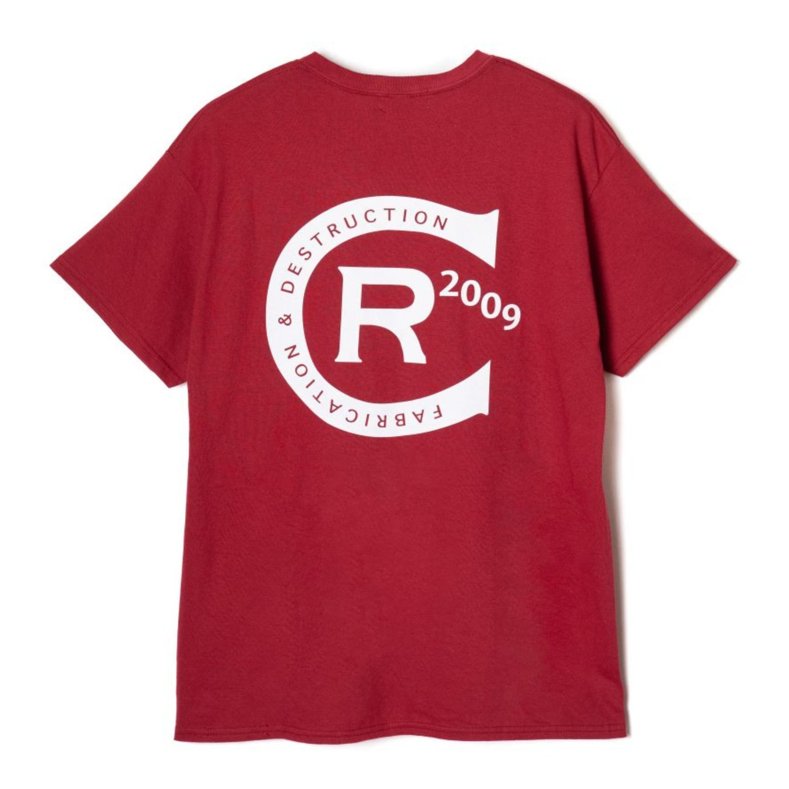 CUTRATE F&D LOGO S/S TEE (CARDINAL RED) / プリントTシャツ