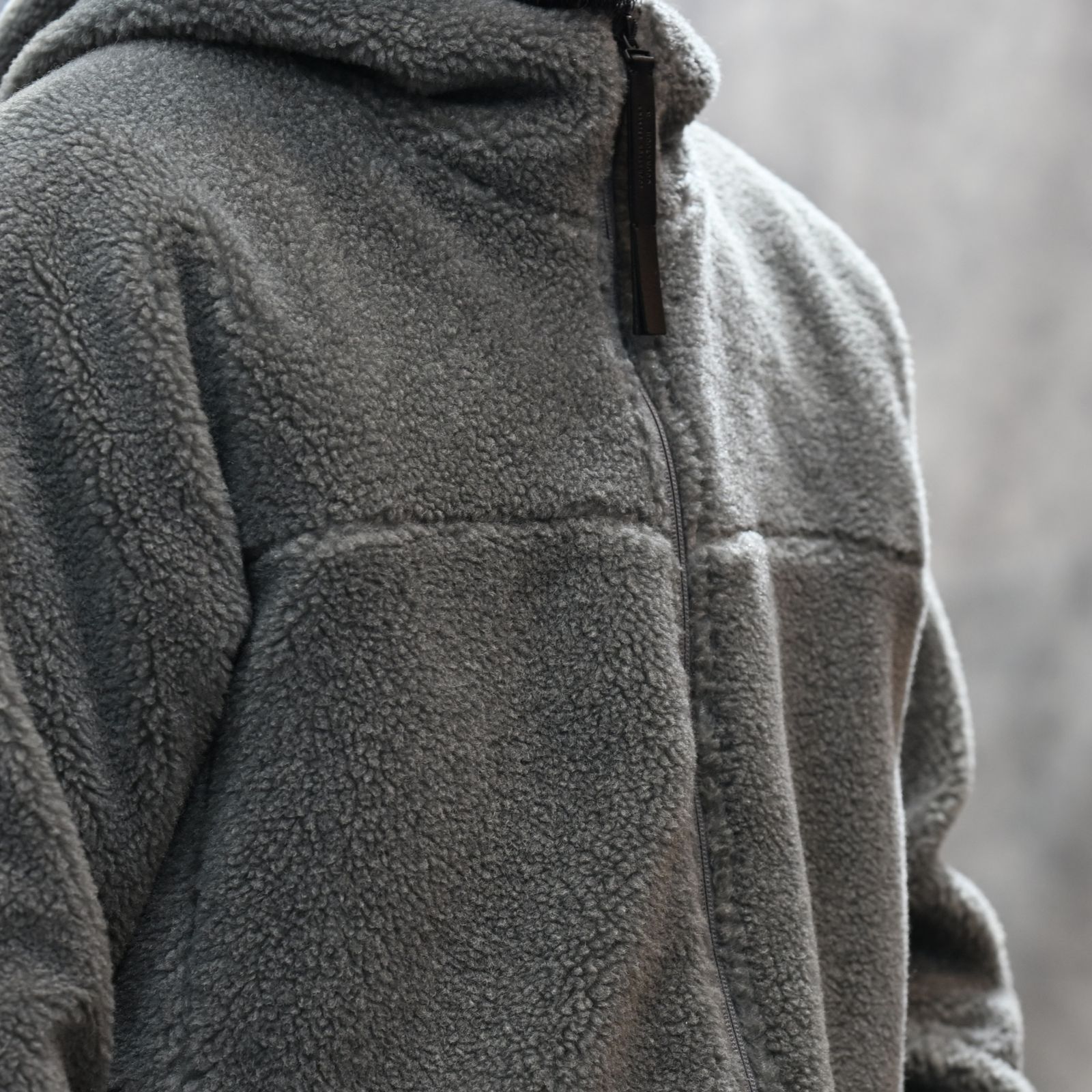 HOODED BLOUSON （GRAY）｜フーディーブルゾン ジップパーカー｜2252-BL05-002
