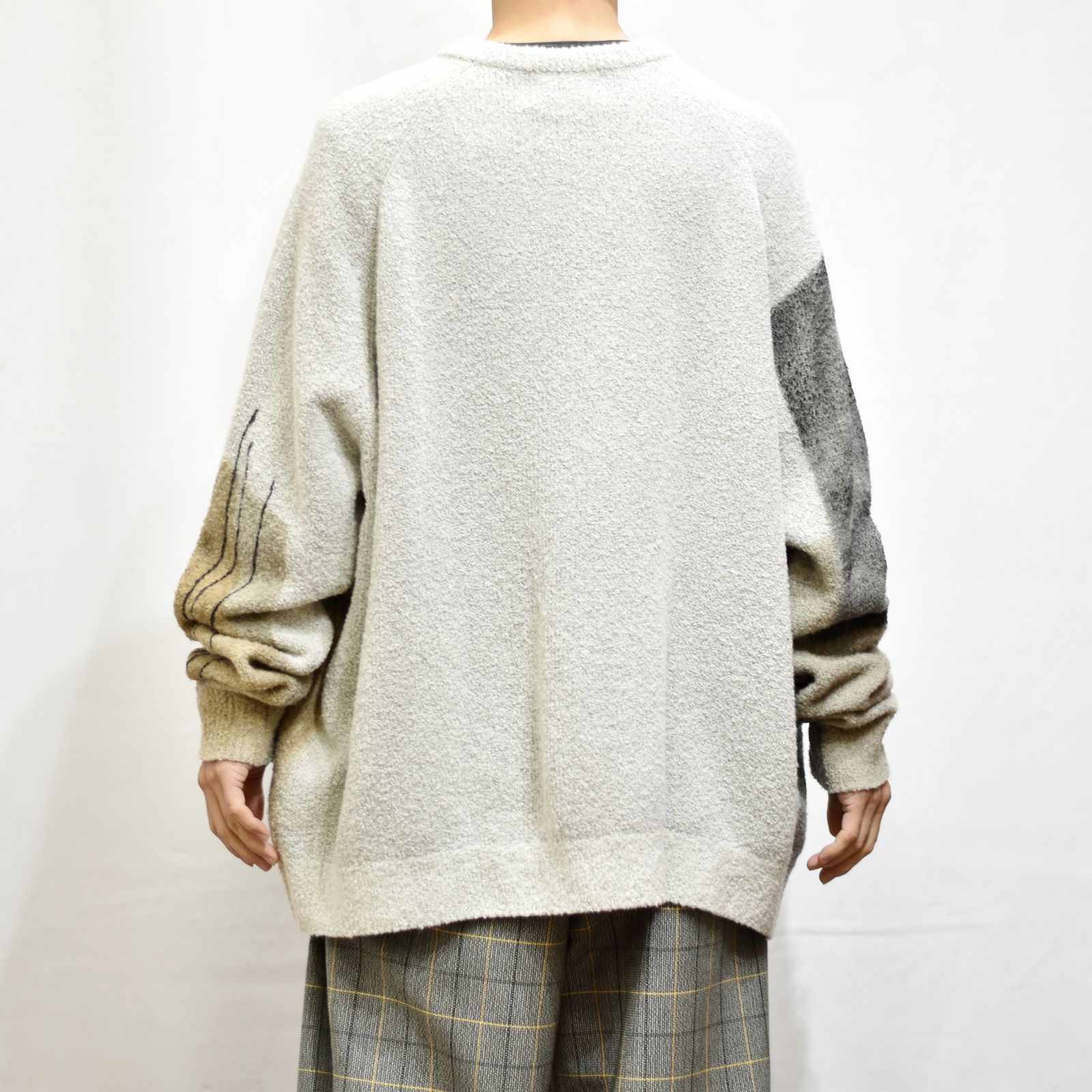 ラグランスリーブセーター / LB22AW-KN01-HP (BALM×LANDSCAPE)