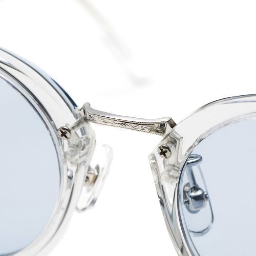 CALEE - C/M COMBI TYPE GLASSES (BLACK/BROWN) / アーネル