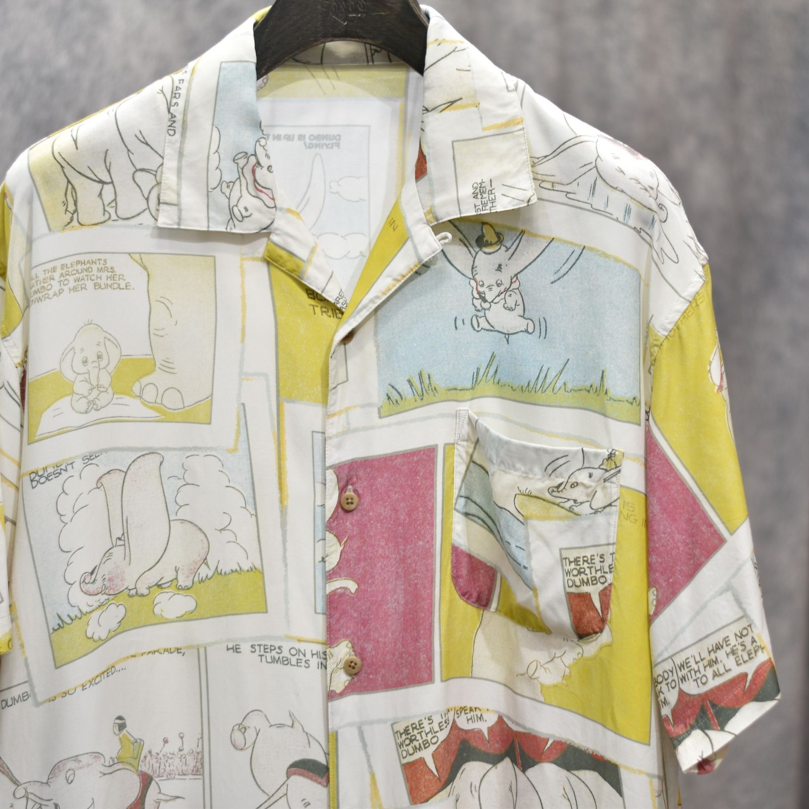 DISNEY VC / PC ALOHA COLLECTION ALOHA SHIRT / DUMBO (VINTAGE) / アロハシャツ / ダンボ / DP-024-3289-75