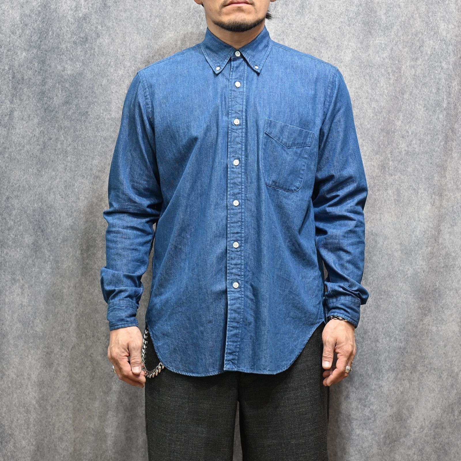 L.Denim BD SH （LUD）｜デニム ボタンダウンシャツ｜2603-5003