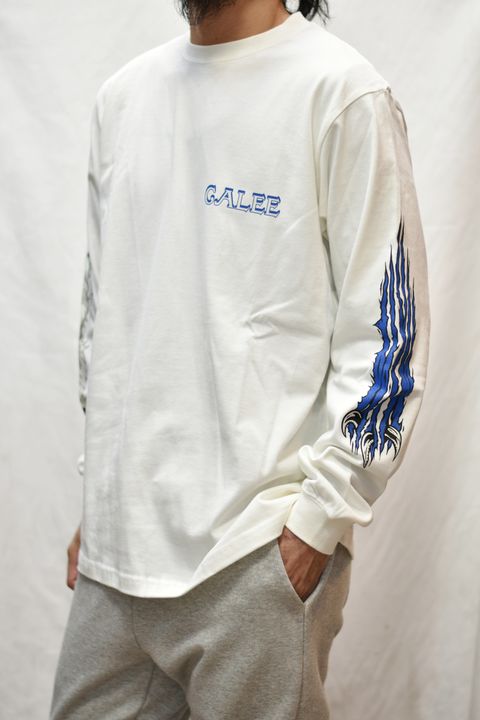MULTI PRINT L/S TEE (WHITE)