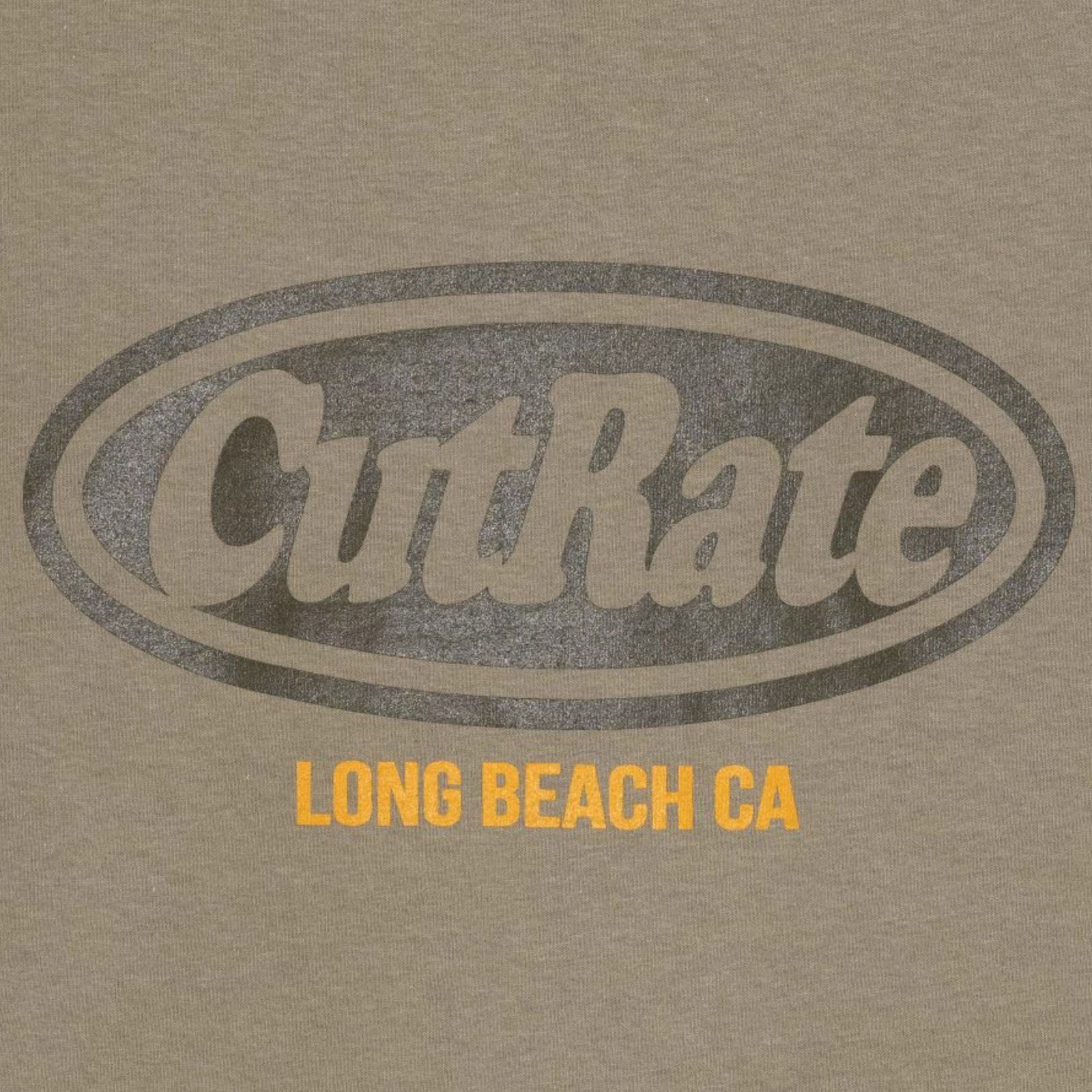 CUTRATE LOGO S/S TEE (PRAIRIE DUST) / プリントTシャツ
