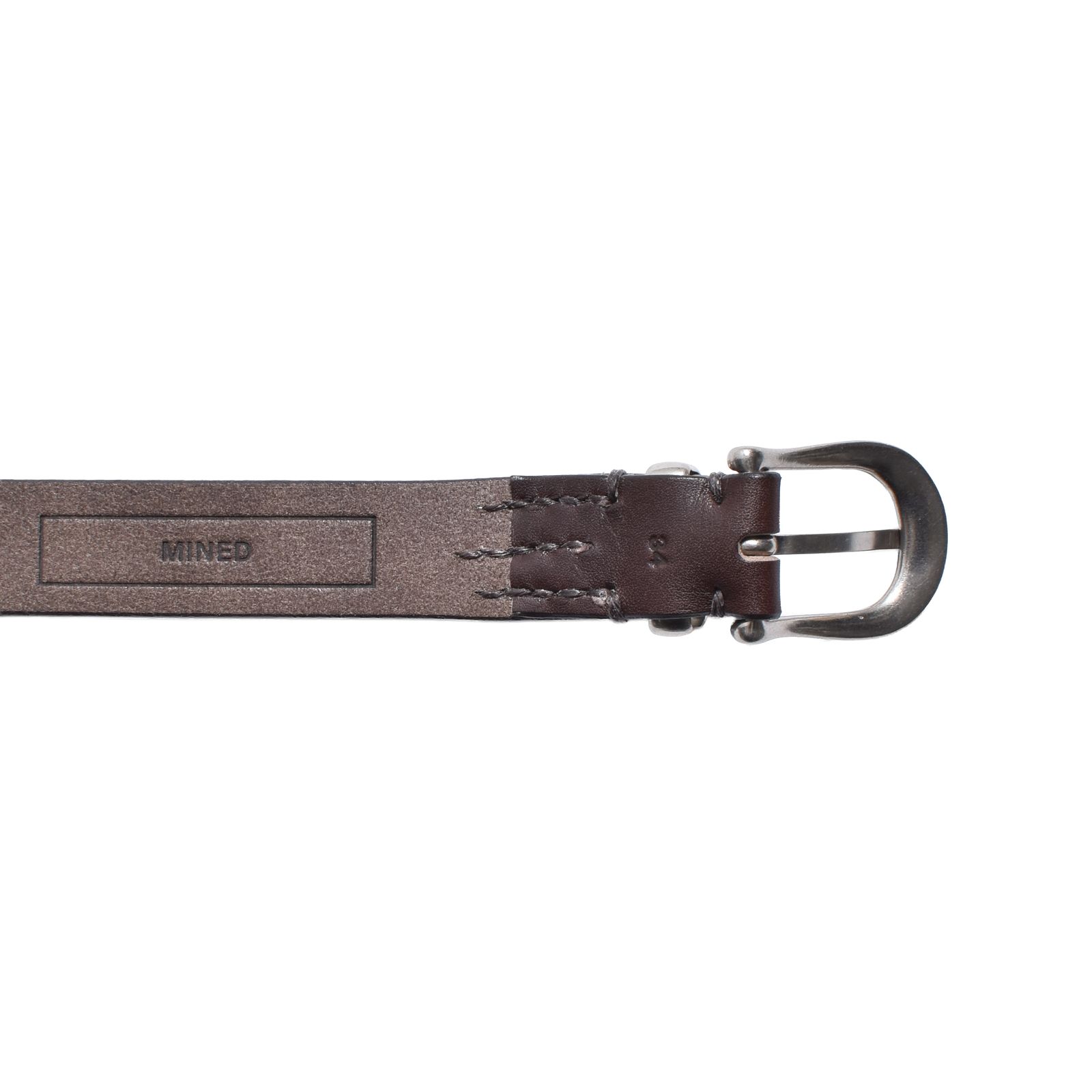 Leather Long Western Belt （BRN / ブラウン）｜ウエスタン ベルト｜MDLBT002