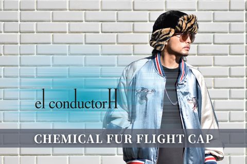 el conductorH - CHEMICAL FUR FLIGHT CAP (MULTI) / ケミカルファー