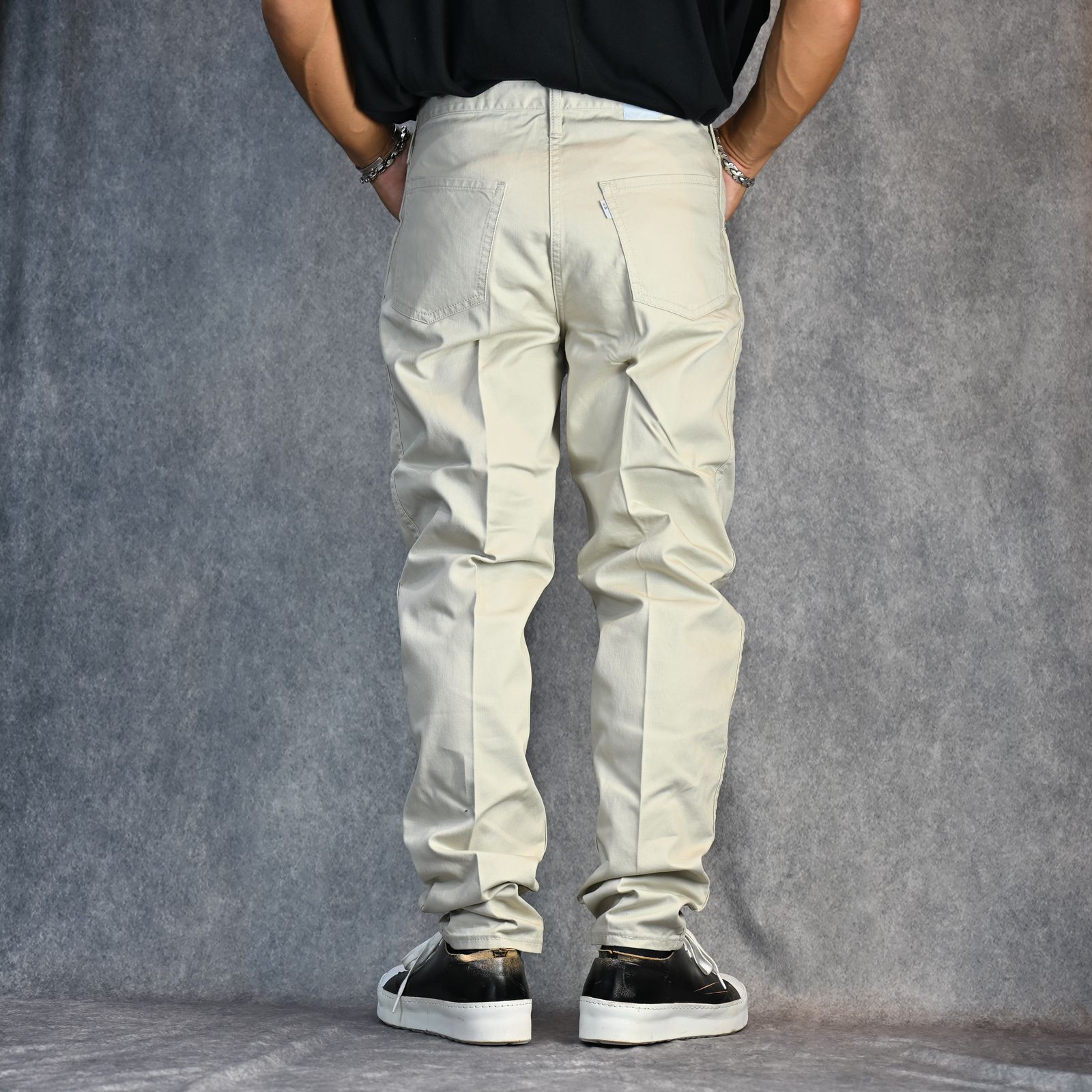 New Manual - #022 LV MCQUEEN PANTS ONE-WASHED （D.BEIGE