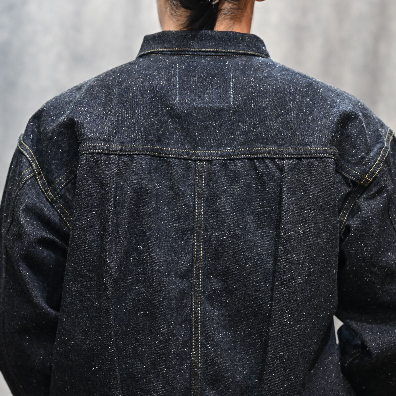#029 WW II LV T-BACK DENIM JACKET ONE-WASHED （INDIGO） / デニムジャケット Gジャン ワンウォッシュ 大戦モデル （インディゴ）