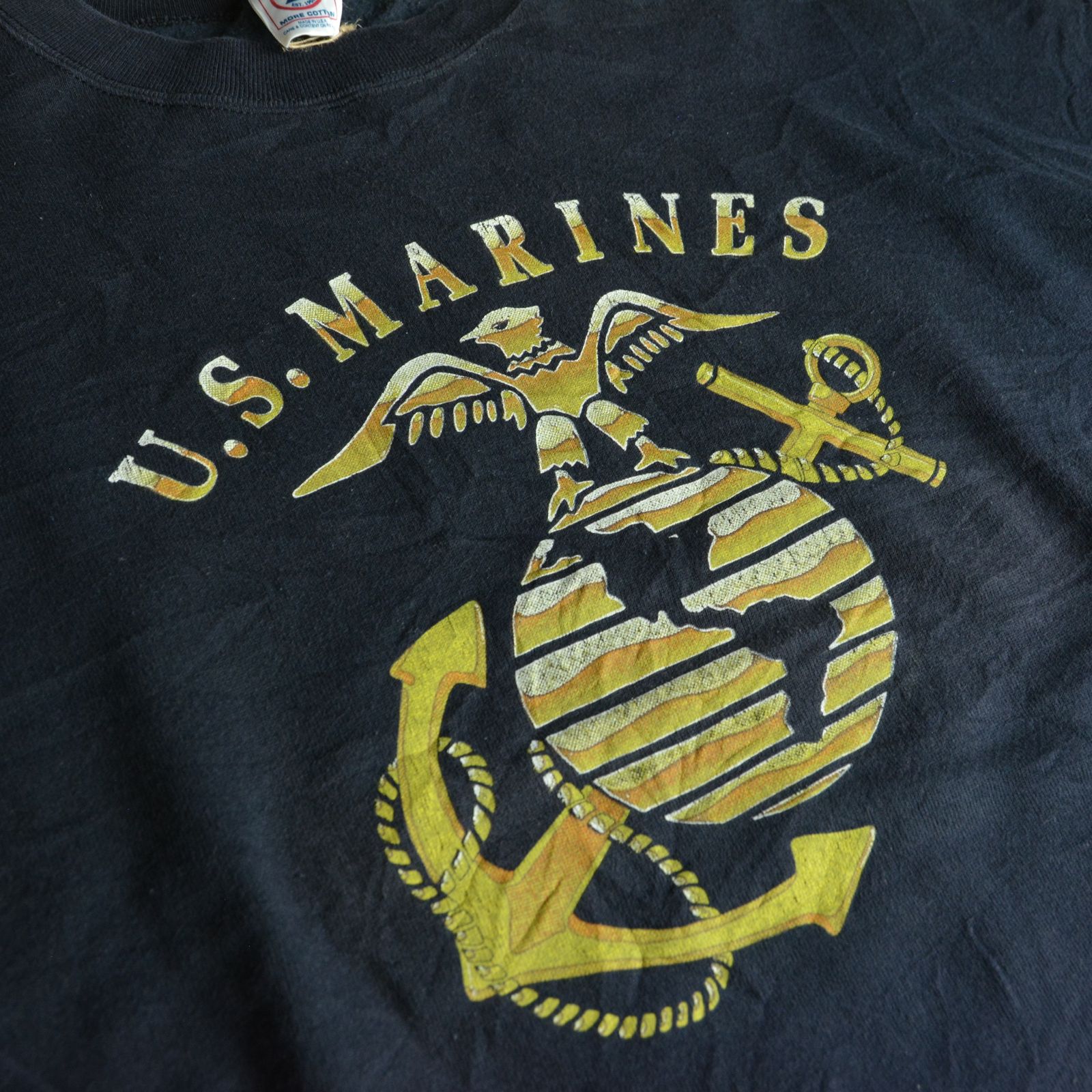 古着 90's / DELTA デルタ 「U.S. MARINES」 スウェット トレーナー / XLサイズ