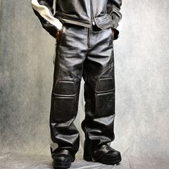 RACING PANTS LEATHER (BLACK) / レーシング レザーパンツ （ブラック）