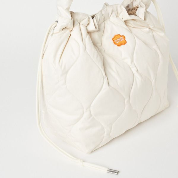 x TAION Down Tote Bag （IVORY） / ダウントートバッグ （アイボリー）