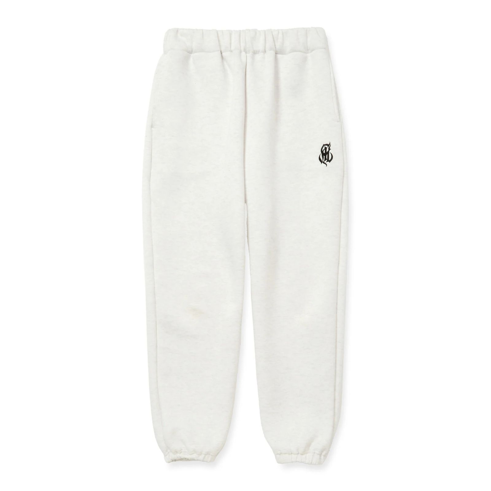 HIGH GAUGE DOUBLE KNIT SWEAT RELAX PANTS (MIX GRAY)｜ダンボールニットスウェットパンツ｜CL-25AW020