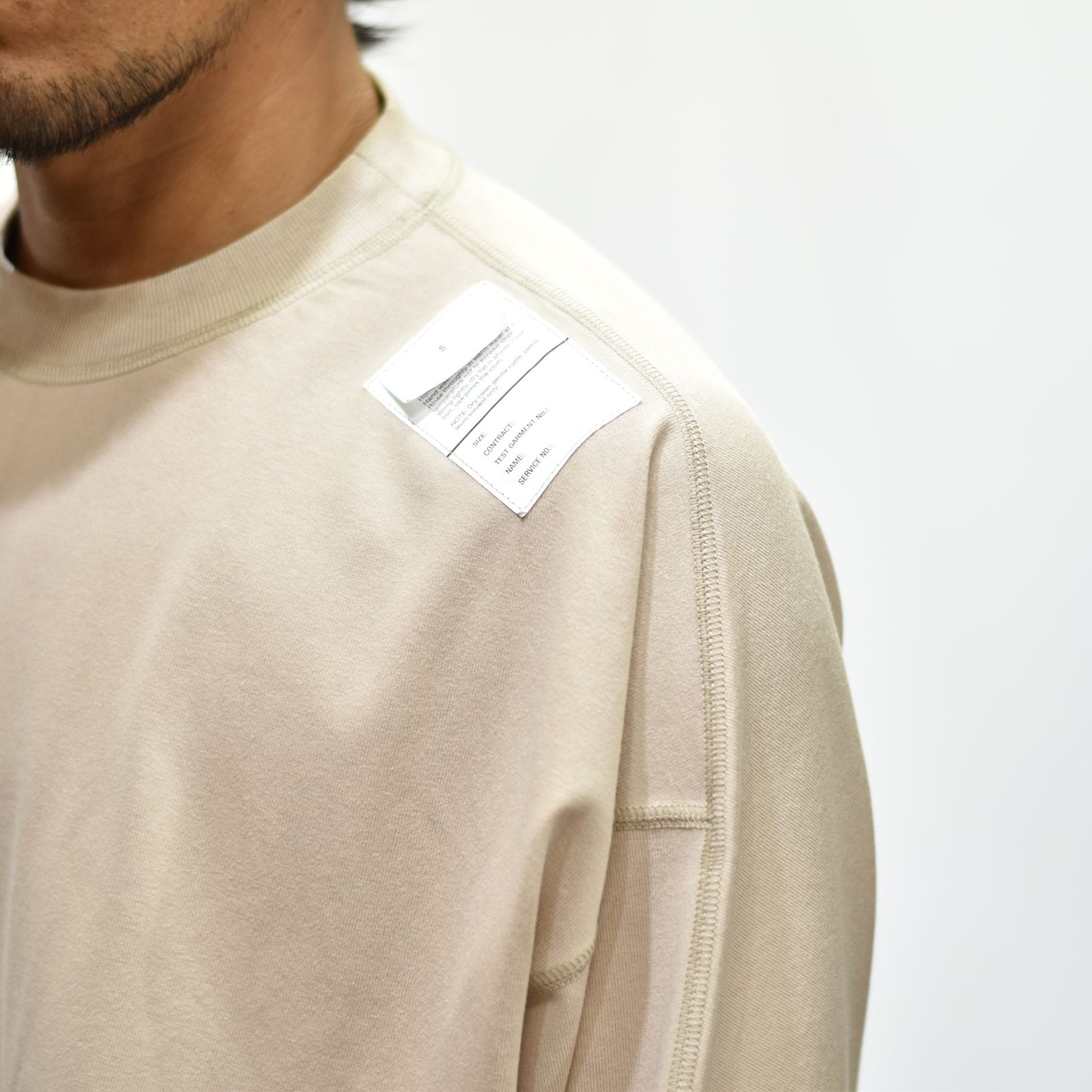 T-SHIRT/SWEATER （BEIGE）  長袖カットソー ロングスリーブ