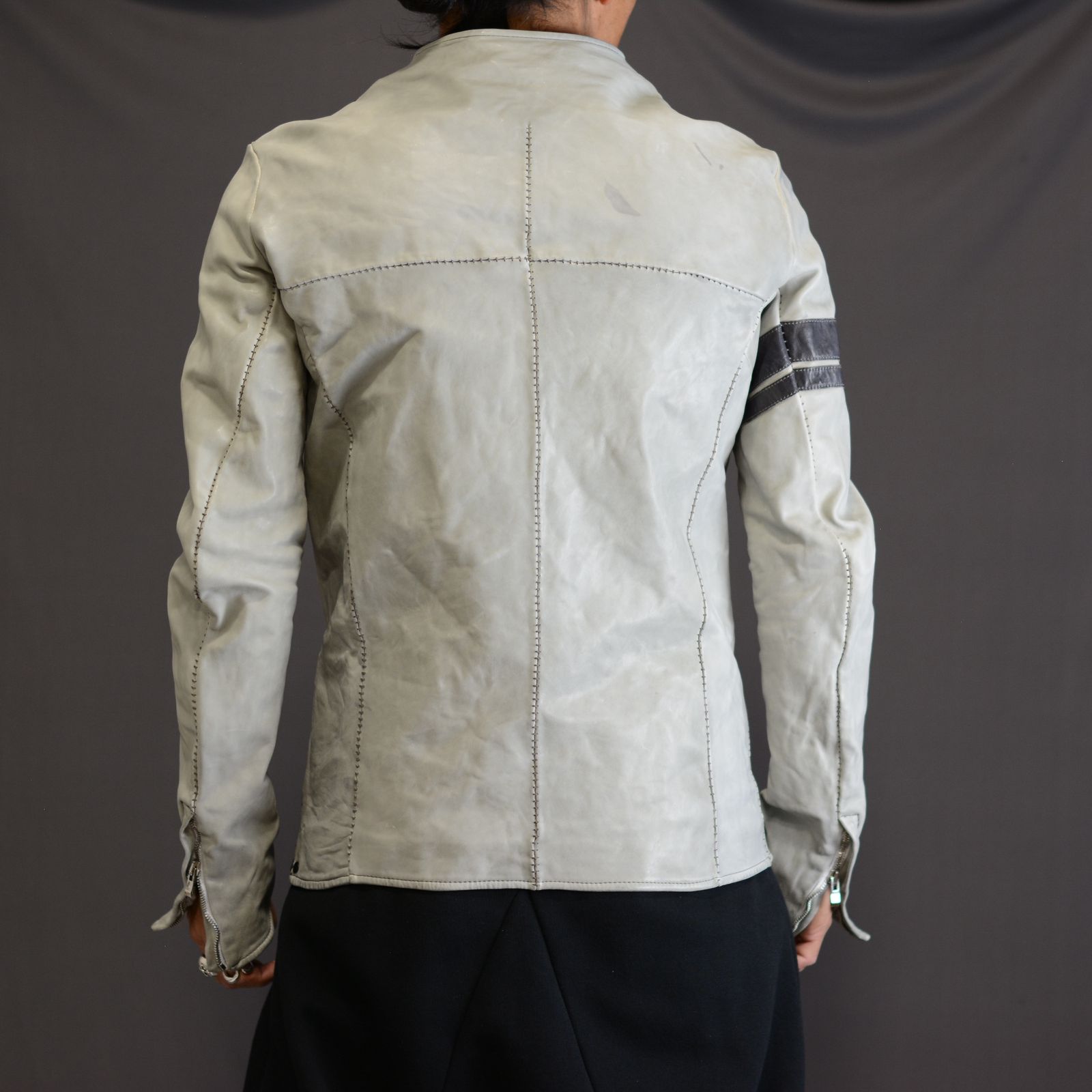 incarnation - HORSE LEATHER NO COLLAR MOTO LINED DRT-1/S