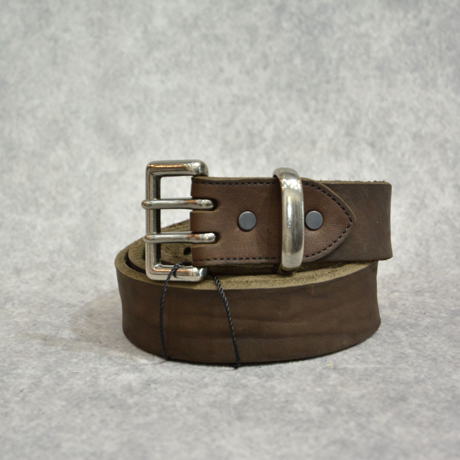 ジャパンショルダー 製品染め2ピンベルト （KHAKI / カーキ） 318-42