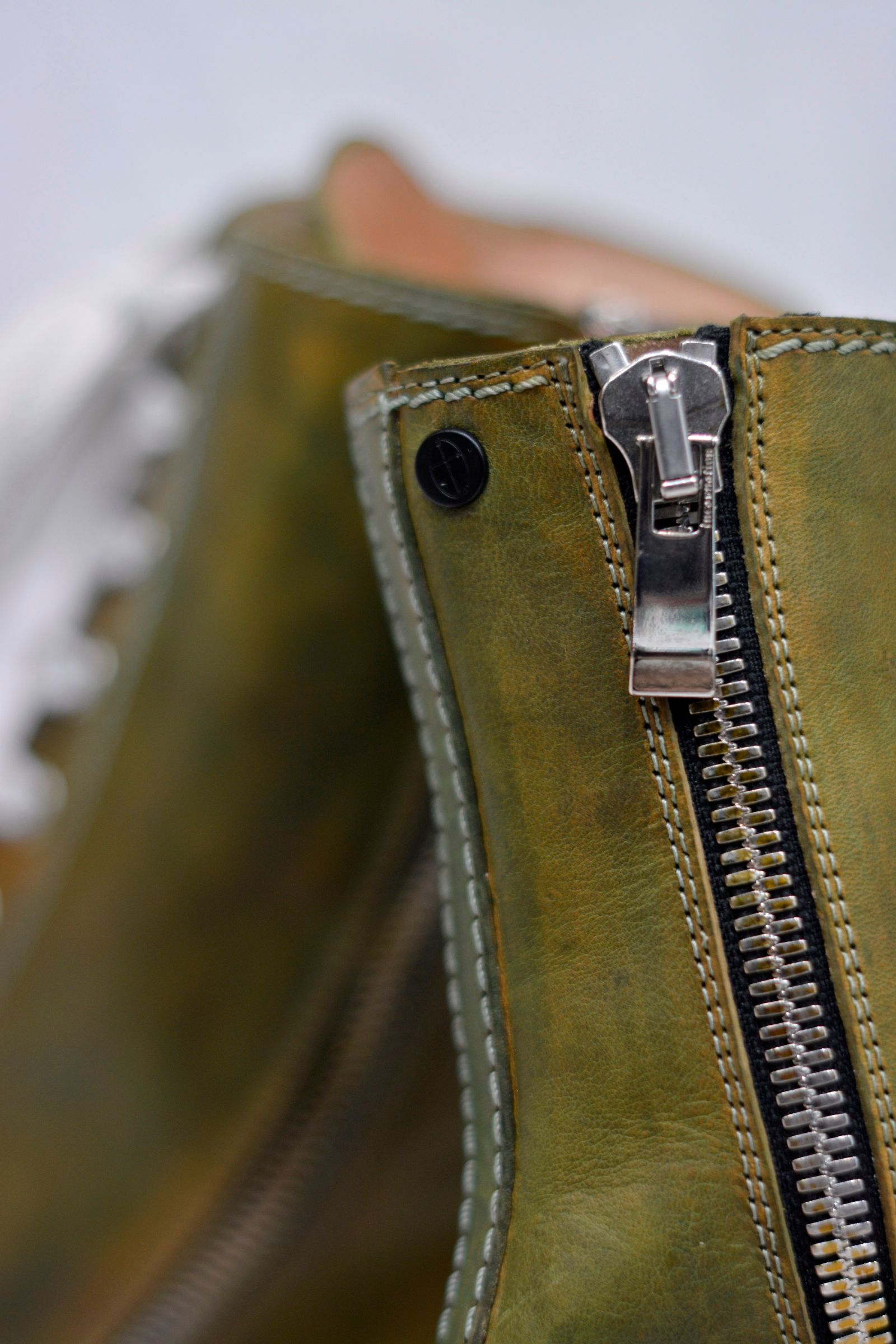 【chord 別注アイテム】 HORSE LEATHER EXTRA HI CUT SNEAKER SPAIRAL ZIP LINED