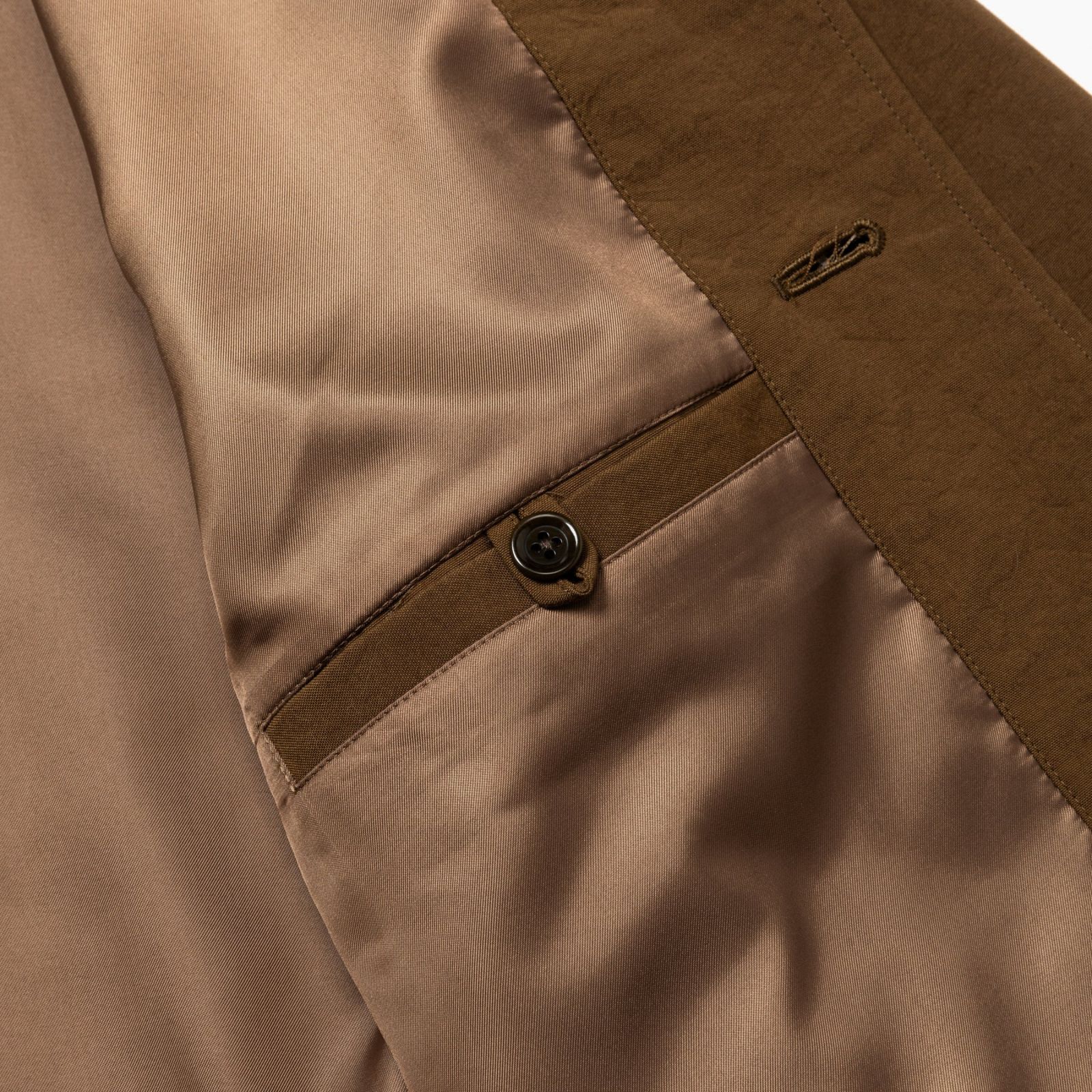 VINTAGE NYLON OXFORD HALF COAT (BROWN) / ヴィンテージ ナイロン オックスフォード ハーフコート