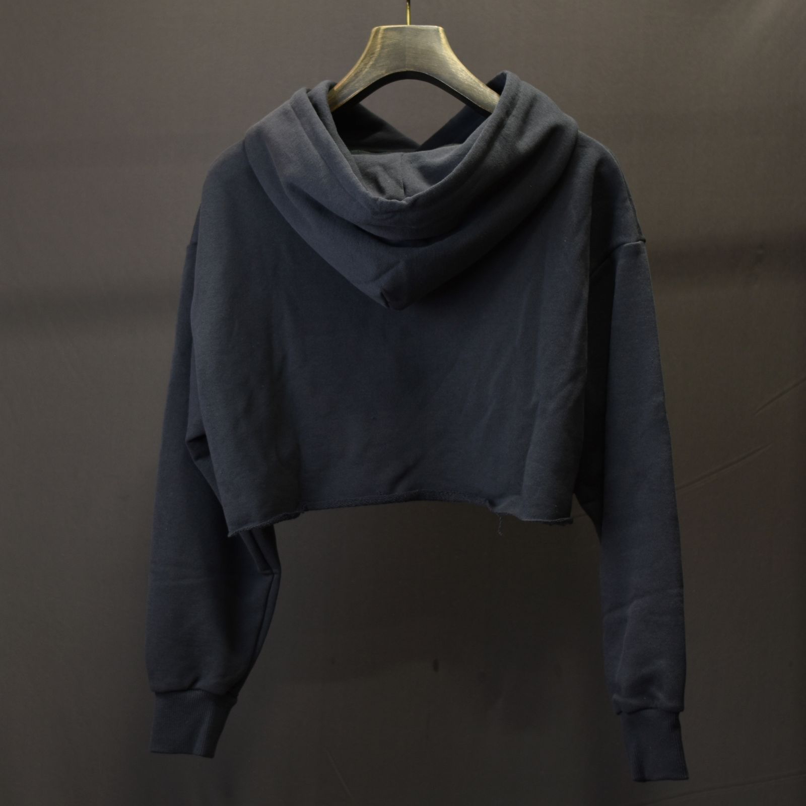 CROPPED HOODIE 'Nightmare (BK) / ショート丈 スウェットパーカ (WOMENS)