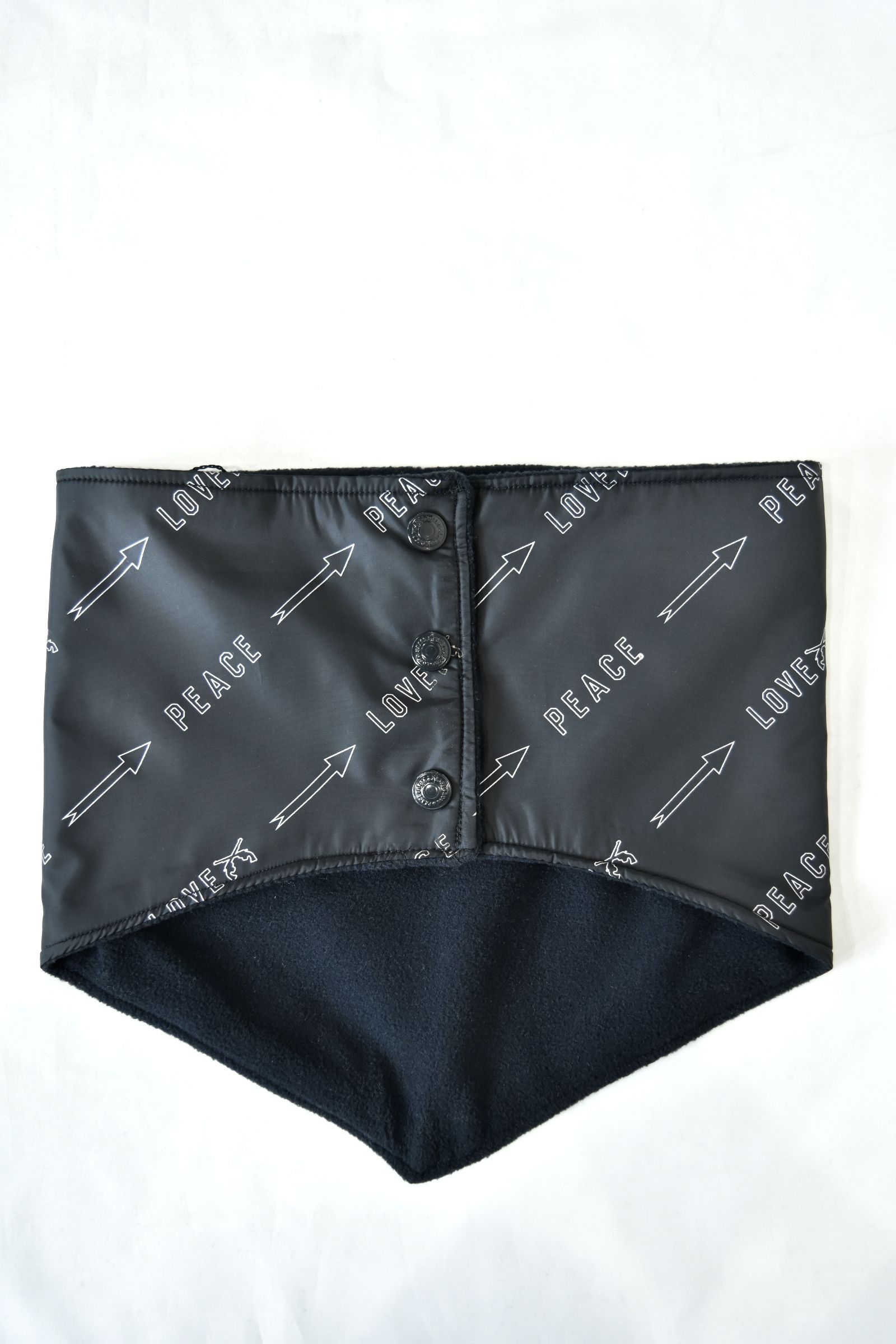 REFLECTOR PRINT SNOOD (BLACK)