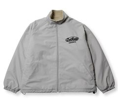 CUTRATE LOGO EMBROIDERY REVERSIBLE BOA JACKET (GRAY) / リバーシブル ボアジャケット