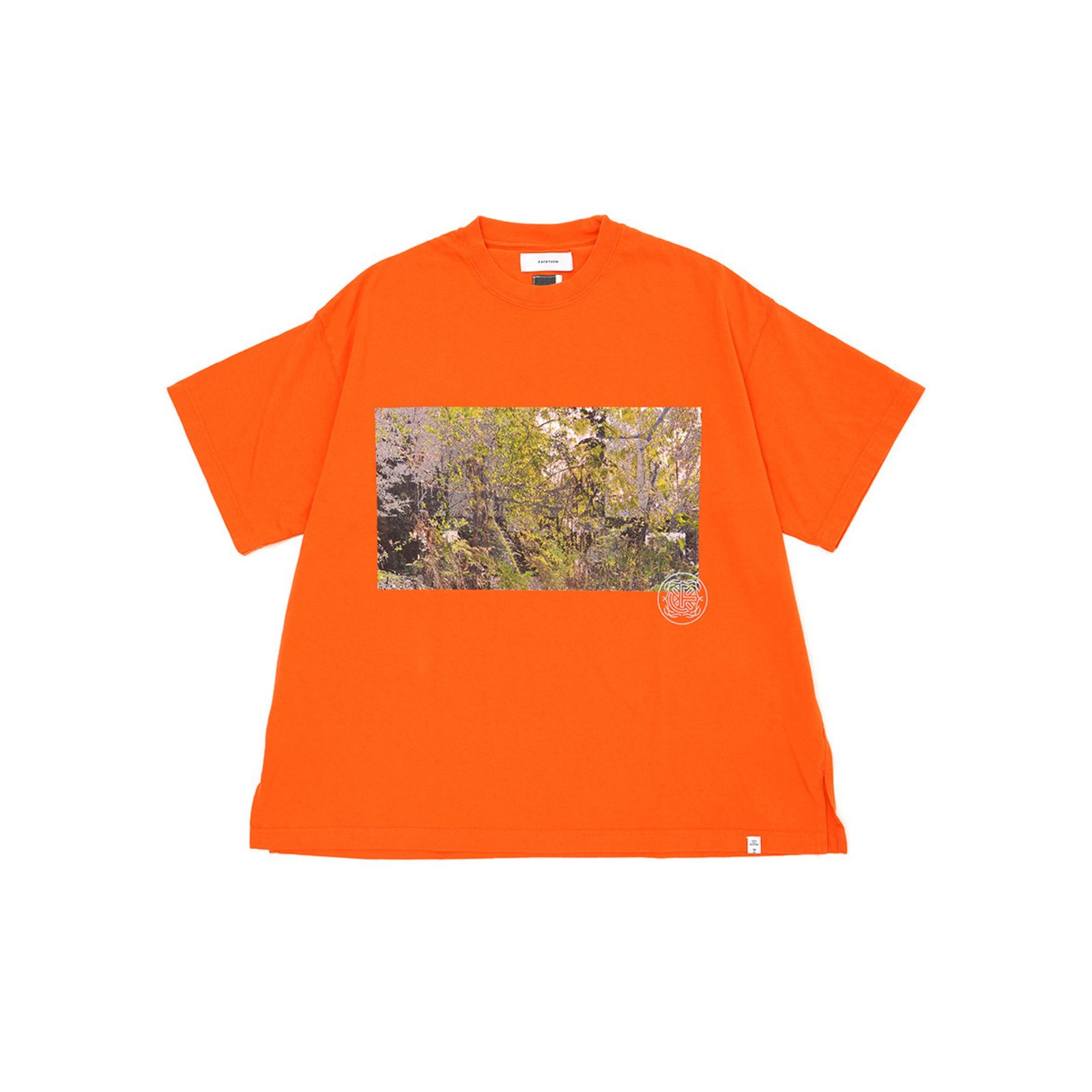 FOREST BIG TEE (ORANGE) / 森林(カモフラージュ柄) ビッグ Tシャツ