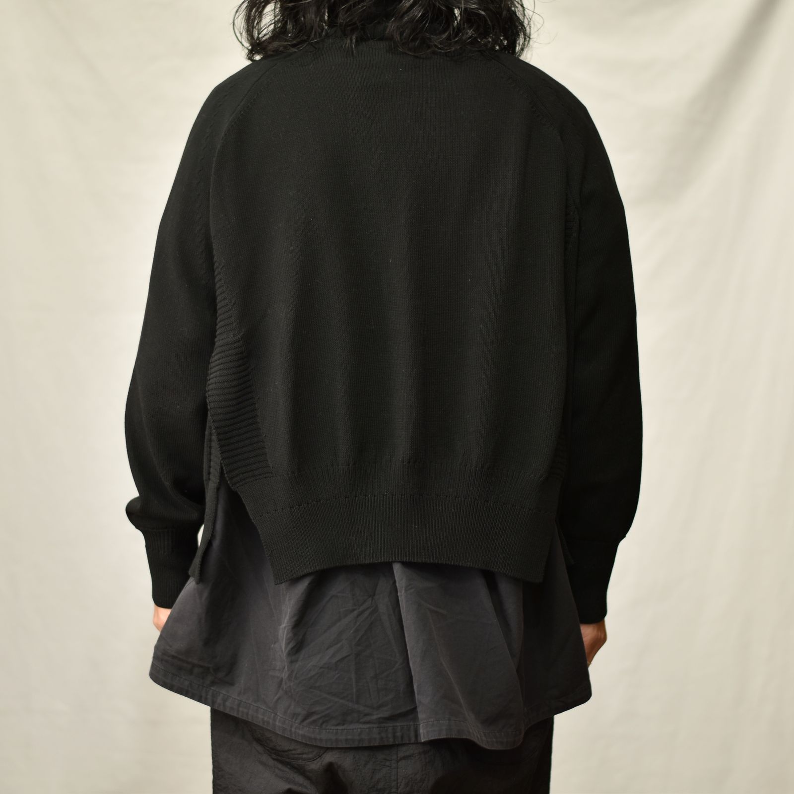 ハイネックニットブルゾン / LB23SS-KNBL01 (BLACK)