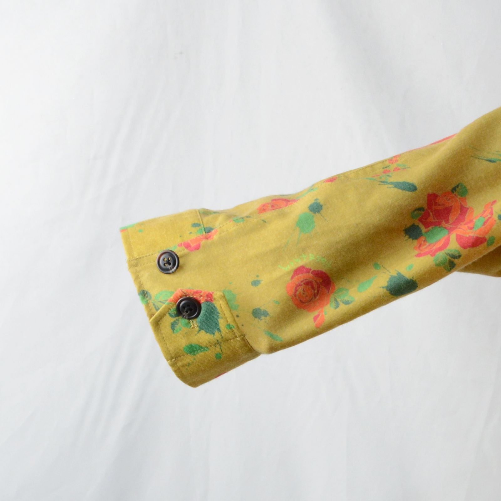 ORIGINAL FLOWER PRINT SHIRT （ROSE DRIP） / フラワー柄 プリントシャツ