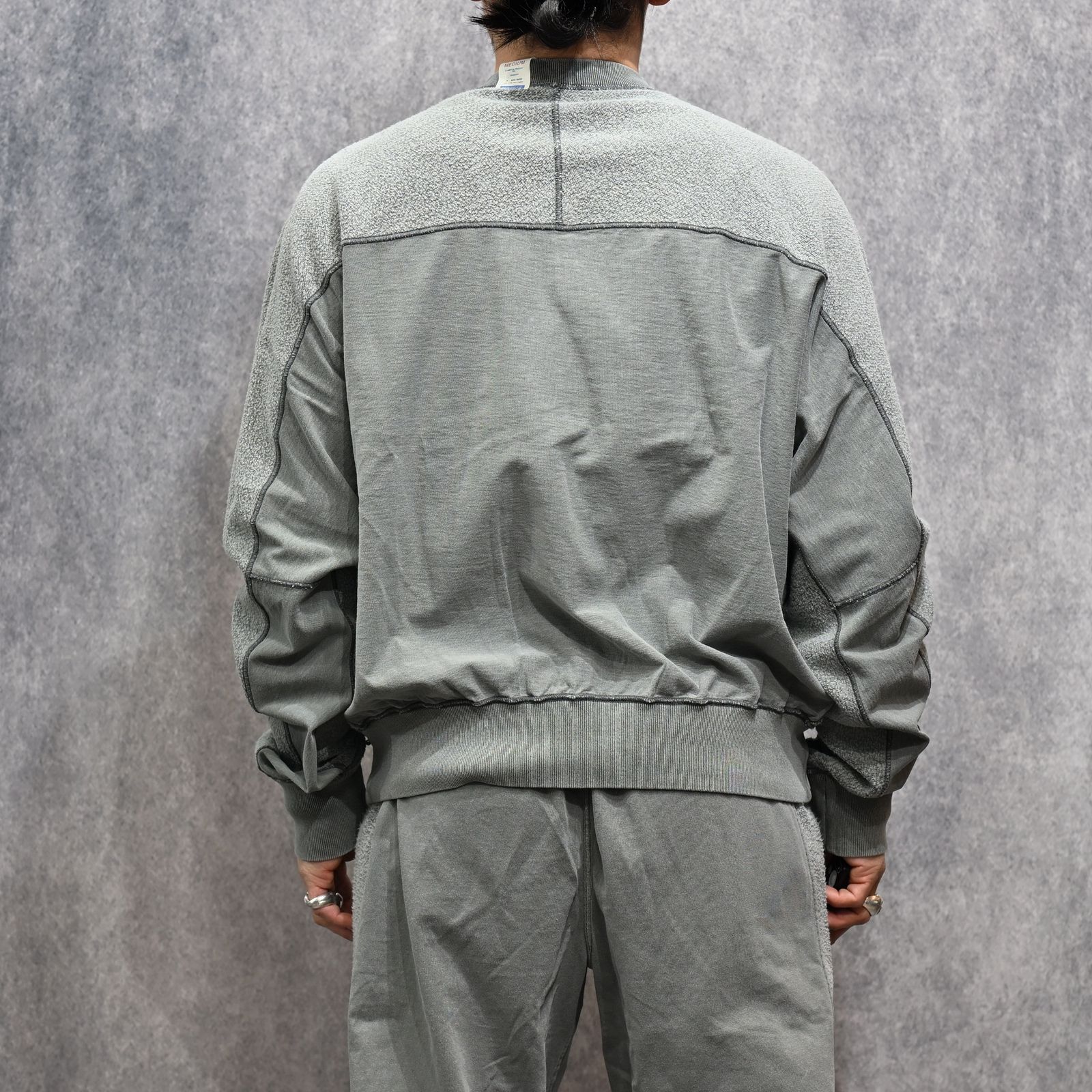 N.HOOLYWOOD × Champion｜REVERSIBLE CARDIGAN （GRAY / グレー）｜リバーシブルカーディガン｜C8-D020