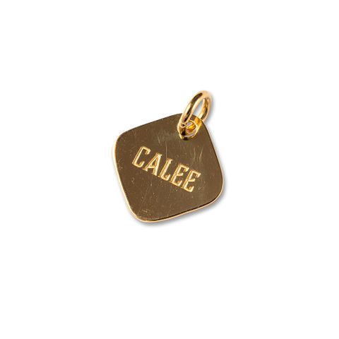 CALEE LOGO PENDANT TOP TYPE B (GOLD) / ペンダントトップ