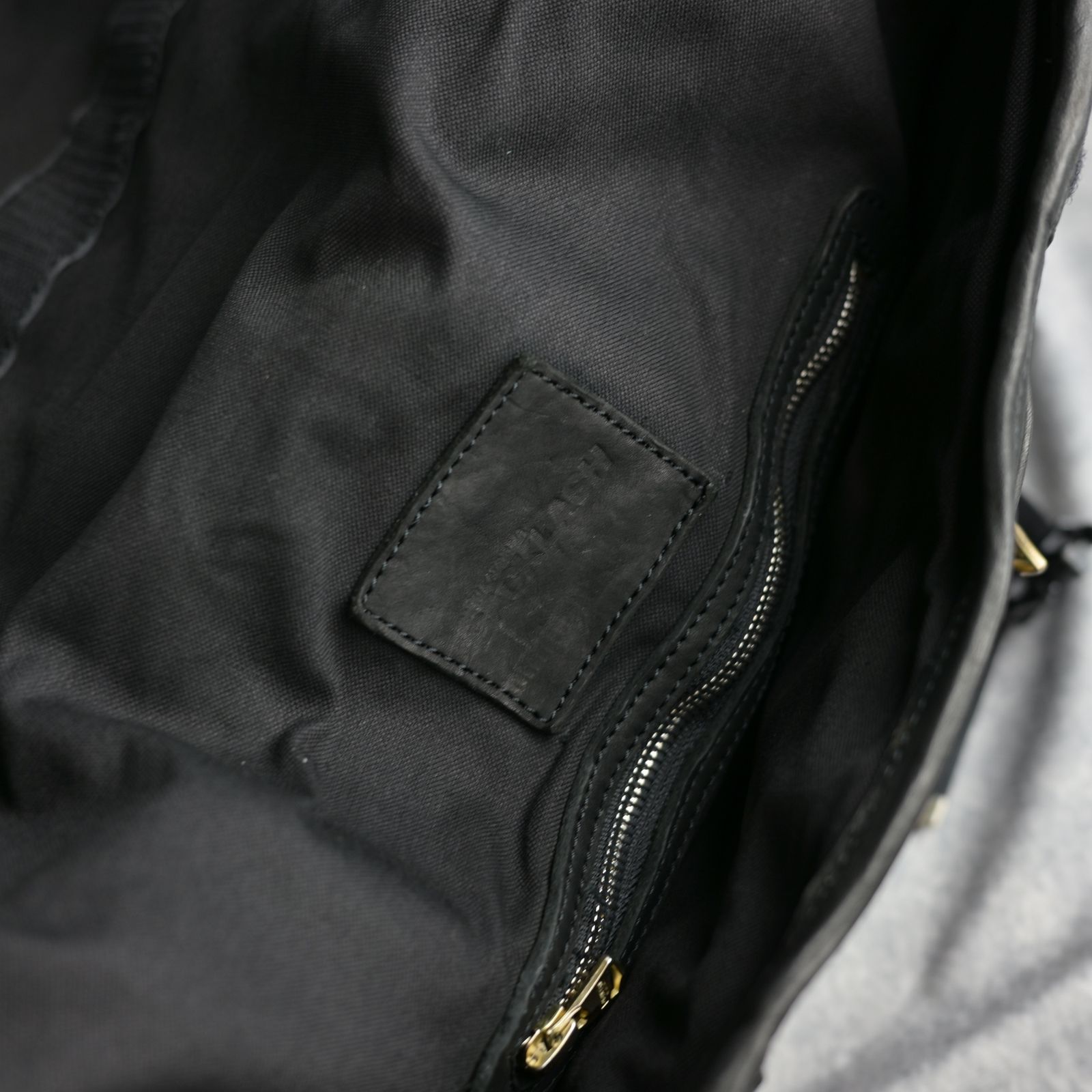 ジャパンダブルショルダー製品染め メッセンジャーバッグ （BLACK / ブラック）