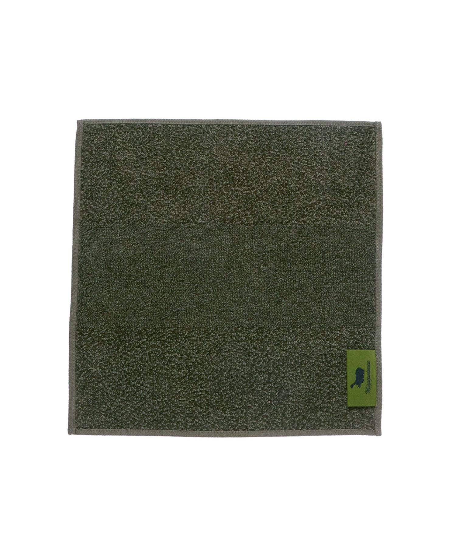 TEST PRODUCT EXCHANGE SERVISE × HIPPOPOTAMUS HAND TOWEL（D.KHAKI） / ハンドタオル (ダーク カーキ)