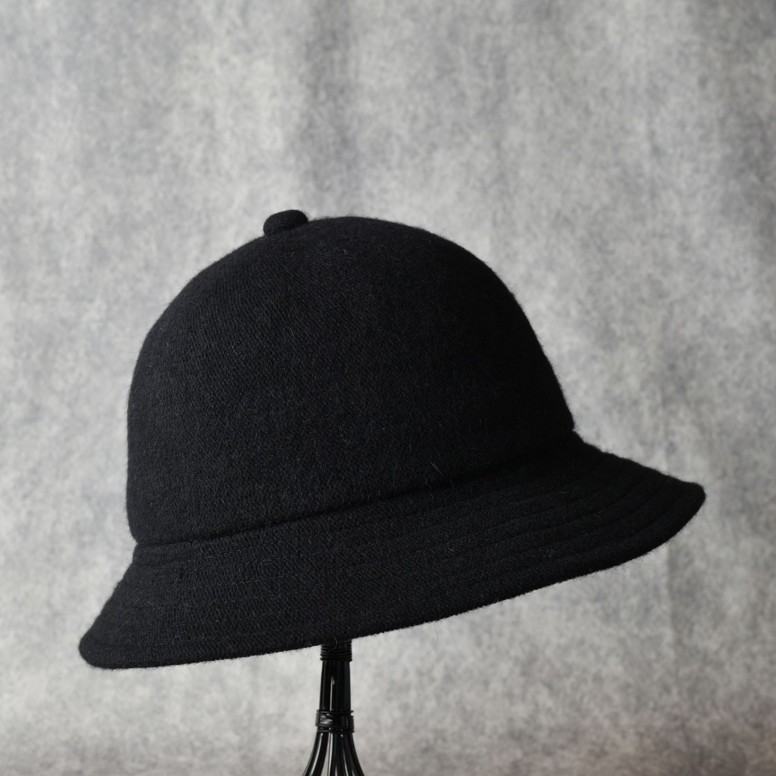 Angora Wool Bell Hat "BOYZ" (BLACK) / アンゴラウール ベル型ハット