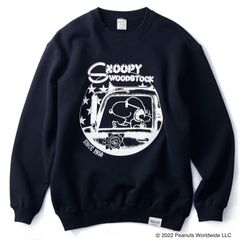 PEANUTS L/S SWEAT (BLACK)