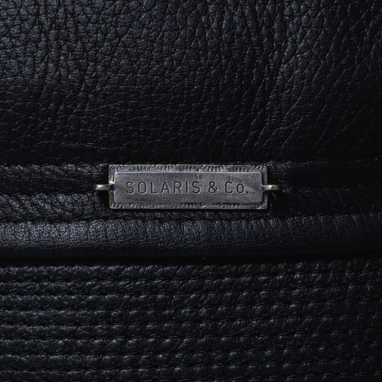 Cowhide Sailor Hat "SHEPHERD" (BLACK)｜カウハイド セーラーハット｜Y01014