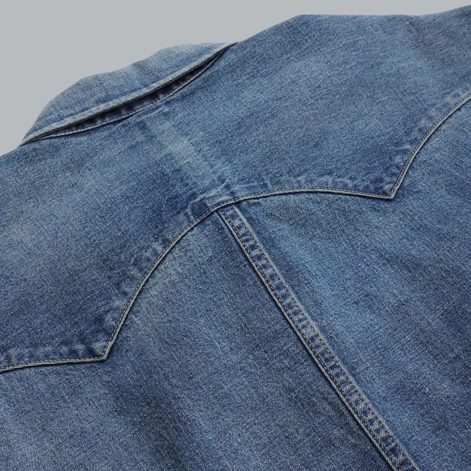 LV DENIM BIG WESTERN SHIRTS （USD） / USネイビー デニムトラウザー （インディゴ） 2026SS-PT4-YT