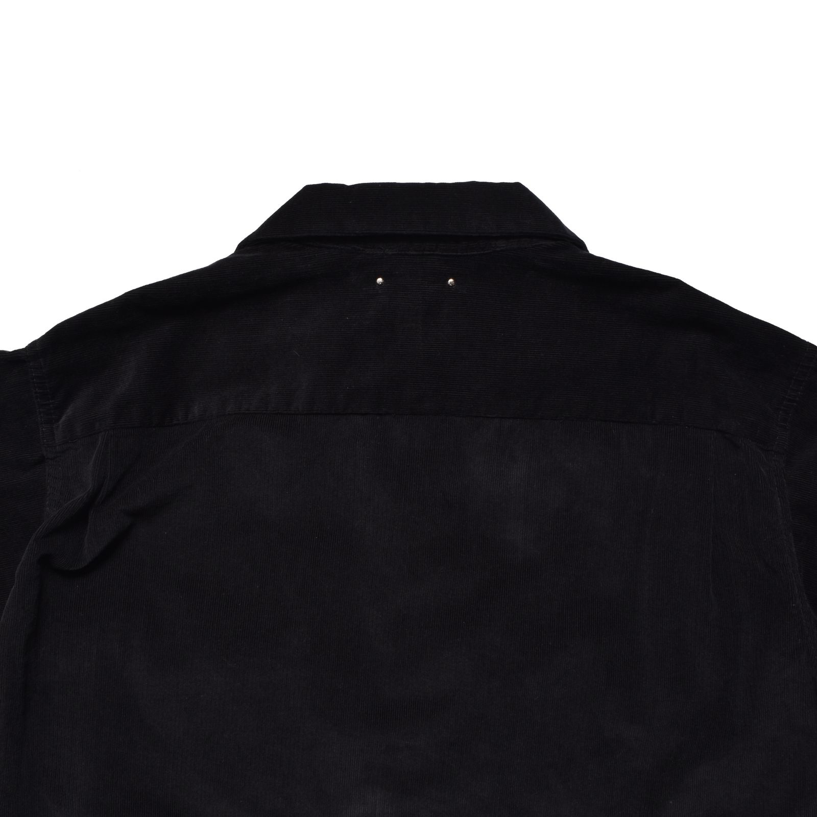 Narrow Corduroy Western Open Collar SH （BLK） / ウエスタン コーデュロイシャツ （ブラック） 2508-5001