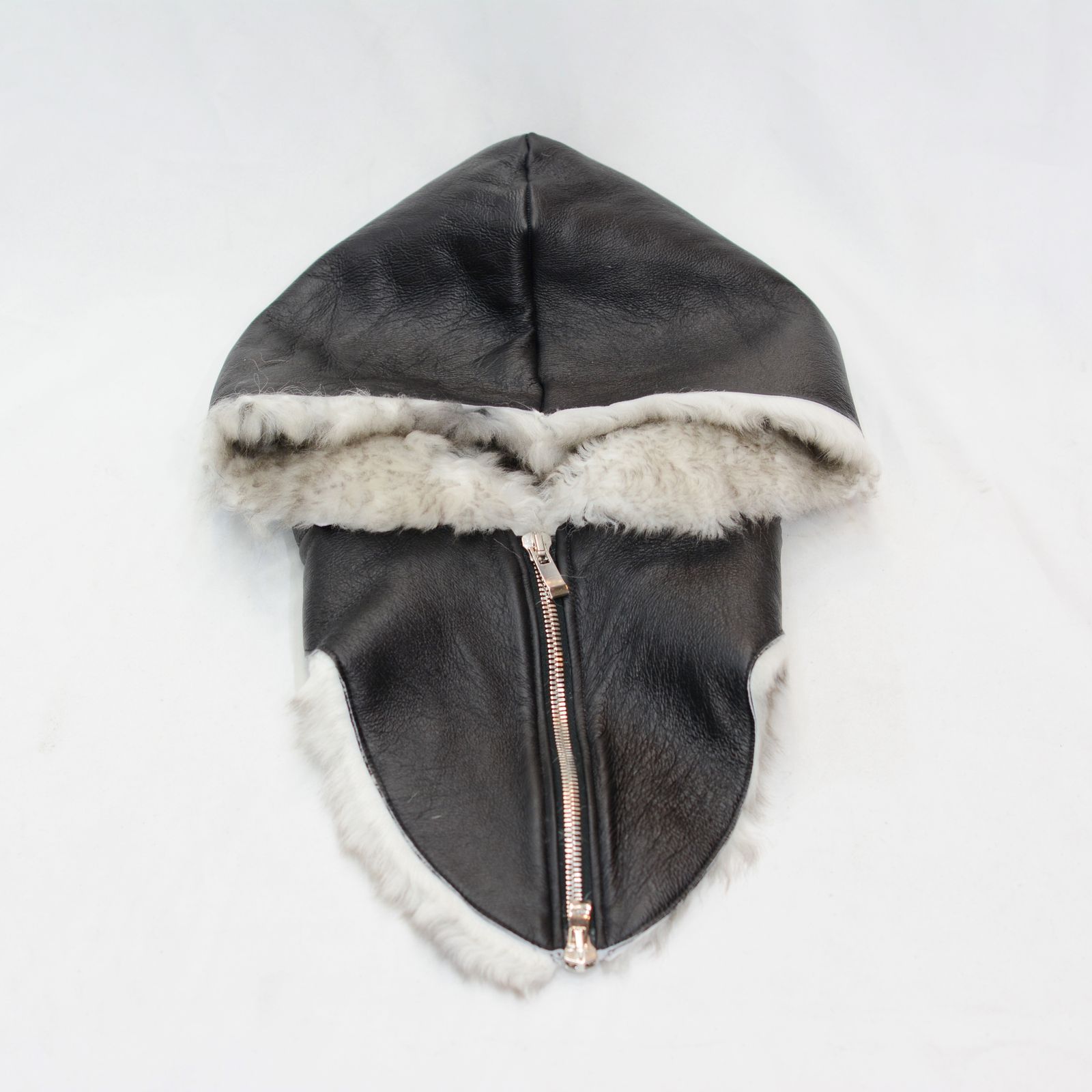 SHEEP SHEARLING ZIP HOOD"