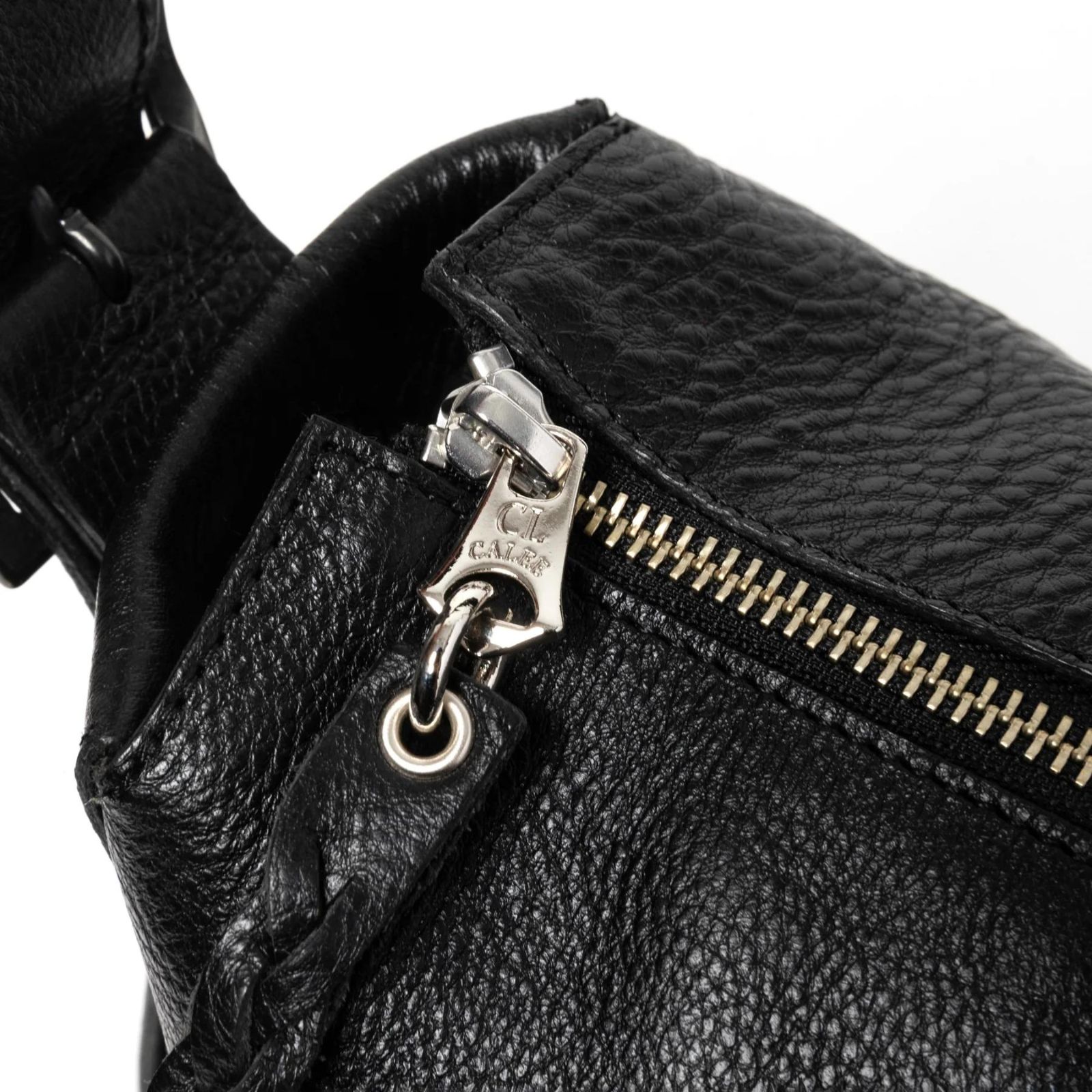 STUDS LEATHER SHOULDER BAG ＜LARGE＞ (BLACK) / スタッズ レザー ショルダーバッグ ＜ラージ＞