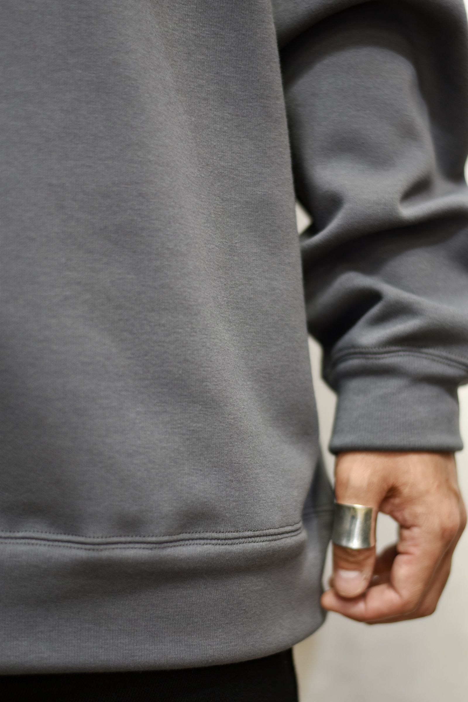BOMBER HEAT CREW NECK SWEAT (GRAY)