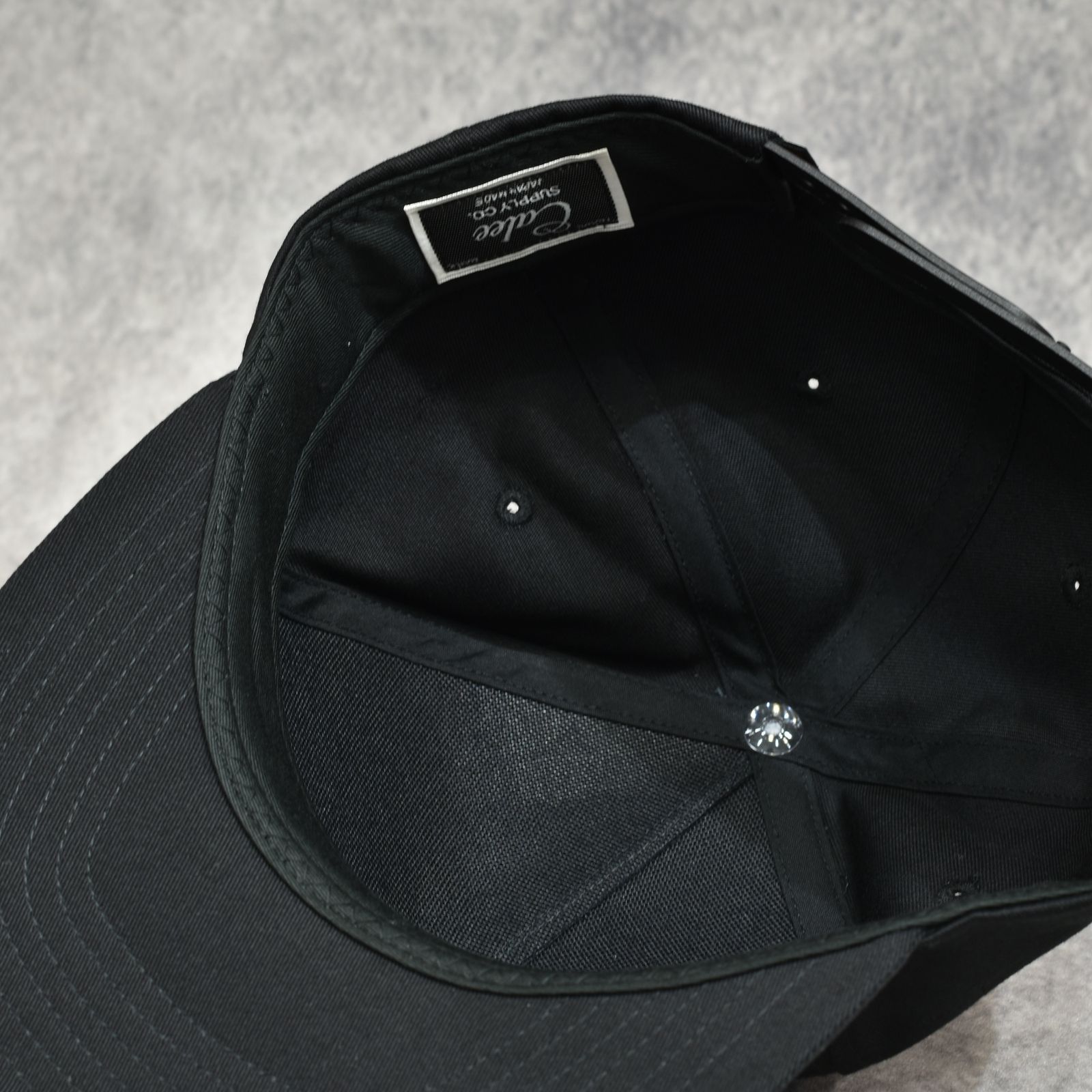SIGNBOARD WAPPEN CAP ＜NATURALLY PAINT DESIGN＞ (BLACK)｜ワッペン キャップ｜CL-26AWNT003